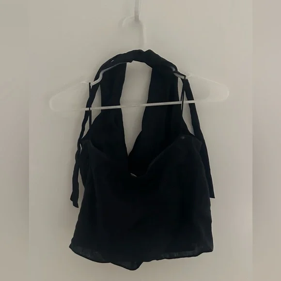 Aritzia Wilfred Martini Linen halter top - Picture 3 of 4